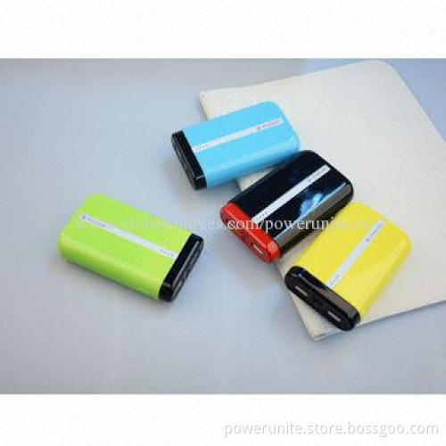 Portable Battery Charger for iPhone/iPod and Other Digital Products with 7,800mAh Capacity